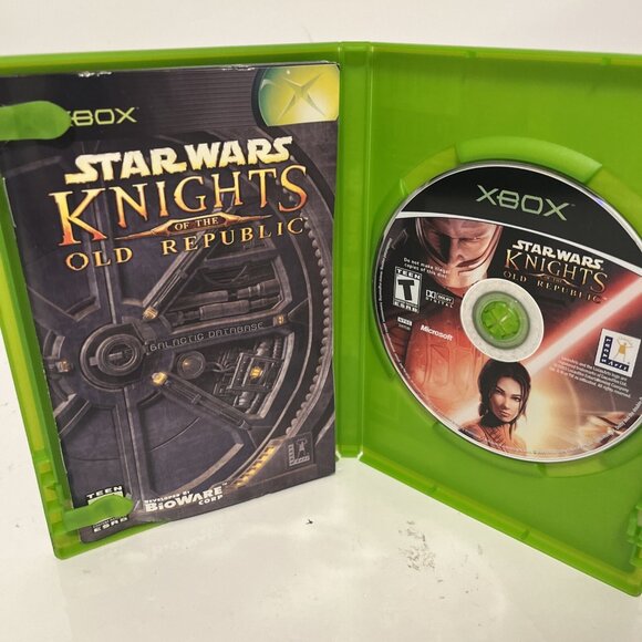 Star Wars Knights of the Old Republic (Microsoft Xbox) Complete in Box CIB Works - Picture 3 of 3